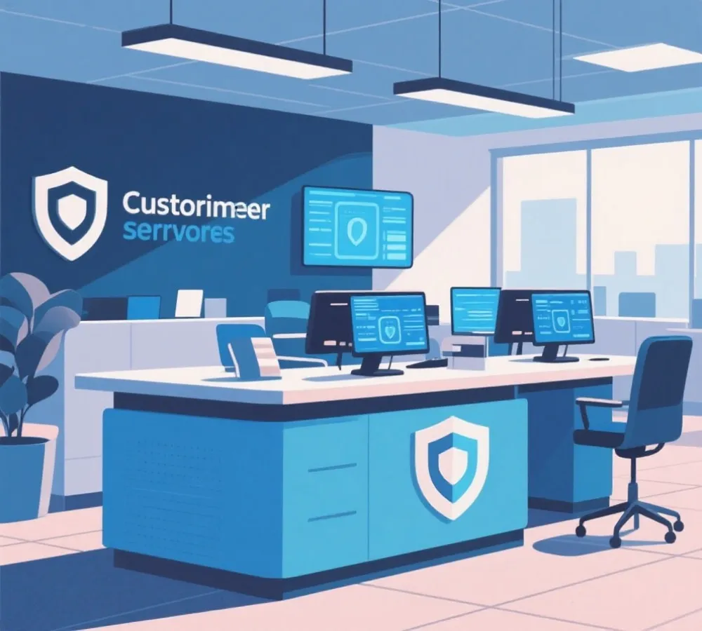 快三数据服务中心服务支持形象